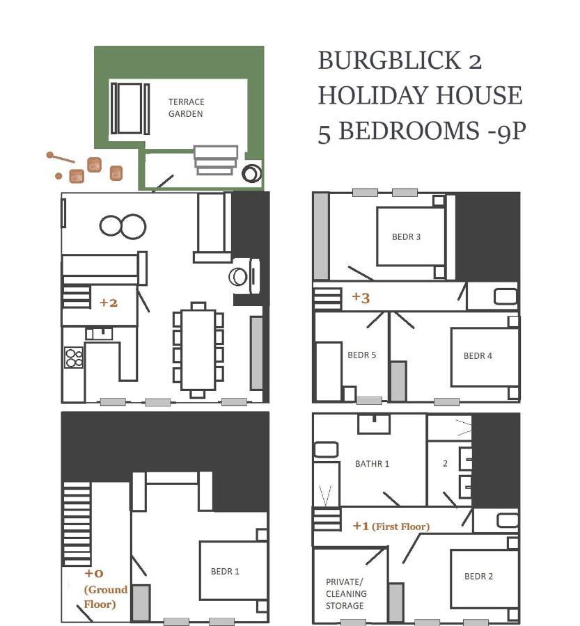 Holiday House Burgblick2 With Garden - Vosproperties Моншау Екстериор снимка